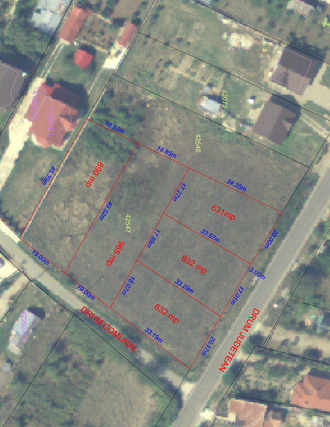 Podisor, Giurgiu, Loturi teren intravilan de vanzare